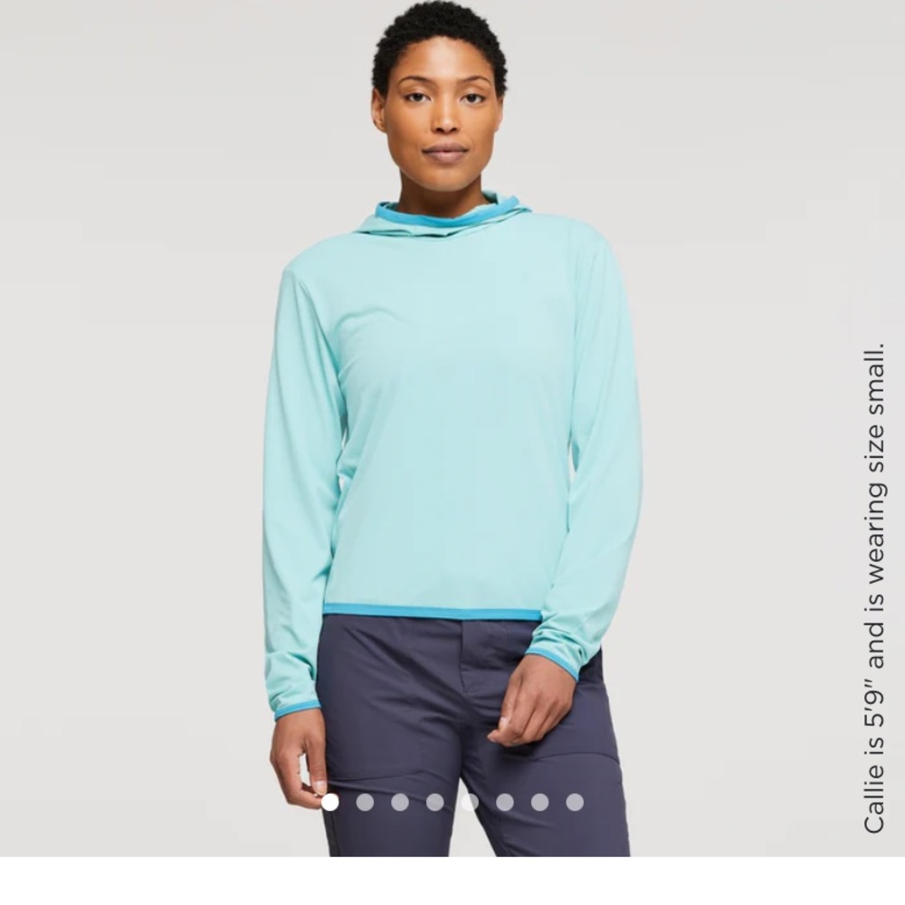 Cotopaxi Sombra Sun Hoodie - Women's XL “Seaglass”